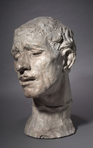 カレーのブルガースの1人、ピエールドウィッサンの英雄的な頭、1886年 作： Auguste Rodin