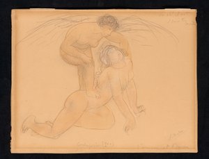 L "Amour etPsyché、c.1900 作： Auguste Rodin