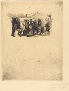 ラ・ロンド、おそらく1883年。