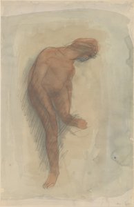 左足を持つ裸の女性像、1900～1912年。 作： Auguste Rodin