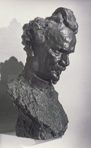 アンリロシュフォール（1830〜1913年）のジャーナリストで新聞「L&39;Intransigeant」（ブロンズ）の創設者の胸像