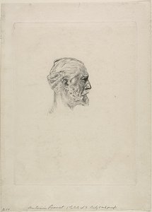 アントナン・プルーストの肖像 作： Auguste Rodin