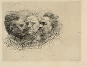 アンリ・ベックの肖像 作： Auguste Rodin