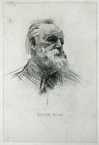 作家ヴィクトル・ユーゴーの肖像 作： Auguste Rodin