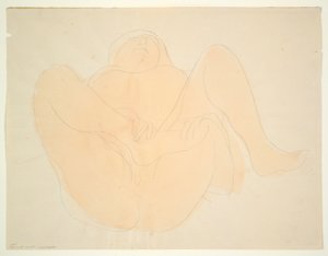 リクライニング女性ヌード 作： Auguste Rodin