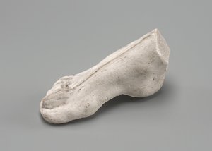右足、おそらく1880年。 作： Auguste Rodin