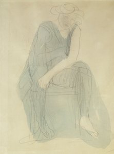 着席女性;座っている女性、 作： Auguste Rodin