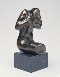 小さな着席の女性の胴体、モダンキャスト（ブロンズ） 作： Auguste Rodin