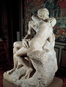 "The Kiss" 1888-1898 (マーブル) 作： Auguste Rodin