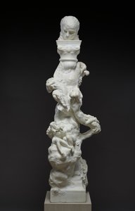 詩人と瞑想的な生活：フェナイユコラム、1896年 作： Auguste Rodin