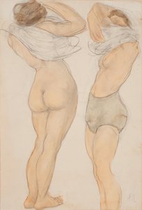 2つの図、nd 作： Auguste Rodin