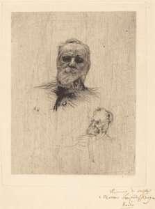 ヴィクトル・ユーゴー、デ・フェイス 作： Auguste Rodin
