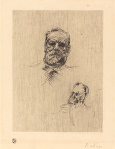 ヴィクトル・ユーゴー、デ・フェイス 作： Auguste Rodin