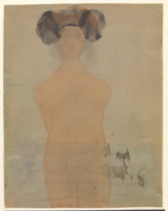 水の中に立っている女性 作： Auguste Rodin