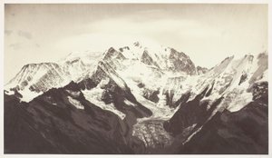 Savoie 46、Mont-Blanc、Mont-Joli から見た 作： Auguste Rosalie Bisson