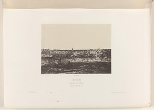 Gezicht op Jeruzalem, met de ommuring van de tempel エルサレム。 神殿の囲い。 東面全景（天体タイトル） 作： Auguste Salzmann