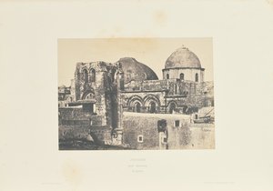 エルサレム聖墳墓。全景。 作： Auguste Salzmann