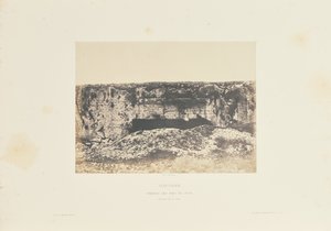エルサレムユダの王たちの墓。中庭の内部 作： Auguste Salzmann