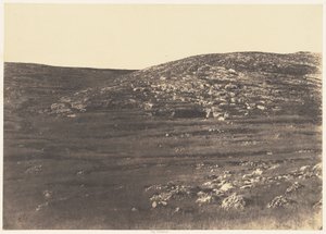 エルサレムエルサレムの北北西3マイルのユダヤ人の墓 作： Auguste Salzmann
