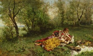 ピクニック 作： Auguste Serrure