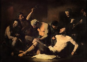 アロンソカノの拷問（1601-67）c.1867 作： Auguste Theodule Ribot