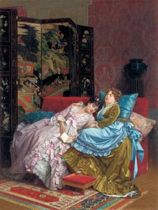 午後の牧歌 作： Auguste Toulmouche