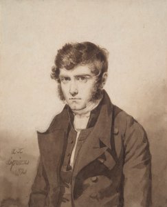 無題（アーティストの肖像） 作： Auguste Xavier Leprince