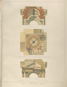 鐘楼建設の詳細出典：聖イサアク大聖堂の建設、1845