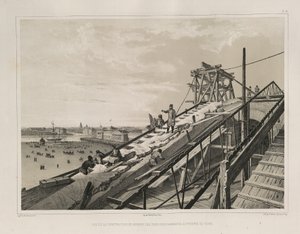 コーニス建設から：聖イサアク大聖堂の建設、1845