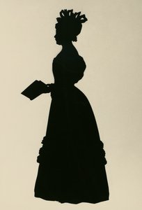 Susan Edmonstone Ferrier（Susan Ferrier（1782-1854）と呼ばれるスコットランドの小説家）のシルエット（1830年頃）、Augustin Edouart（1789-1861）作。 作： Augustin Amant Constant Fidele Edouart