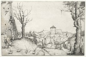 城の中庭 作： Augustin Hirschvogel