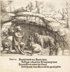 ライオンズデンのダニエル、1549年。 作： Augustin Hirschvogel