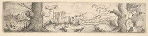 風景、1545年。