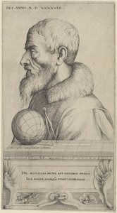自画像、1548 作： Augustin Hirschvogel