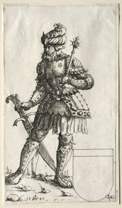 ジギスムント2世、ポーランド国王、1546年。 作： Augustin Hirschvogel