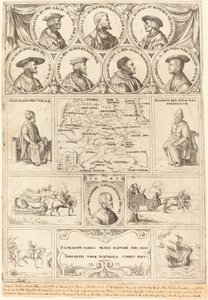 ヘルバーシュタインのジギスムント、1548年。 作： Augustin Hirschvogel