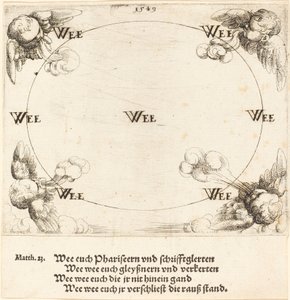 1549年、貪欲さで災いが発音されます. 作： Augustin Hirschvogel