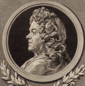 作曲家ジャン=バティスト・リュリの肖像 1632-1687, 1770. 作： Augustin Saint Aubin de