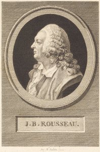 ジャン＝バティスト・ルソー 作： Augustin de Saint-Aubin
