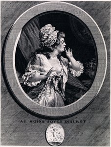 少なくとも目立たないように！、1789 作： Augustin de Saint Aubin