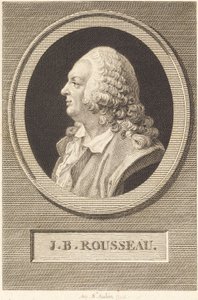 ジャン＝バティスト・ルソー 作： Augustin de Saint Aubin