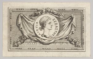 1768年に出版されたTibèreou les s 6 Premiere ... 作： Augustin de Saint Aubin