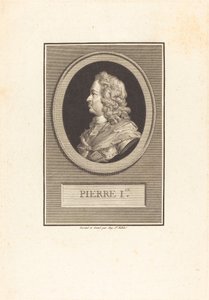 ピョートル大帝 作： Augustin de Saint Aubin