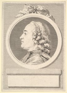 シャルルガザルグの肖像、1767年。 作： Augustin de Saint Aubin