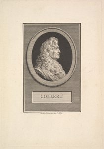 コルベールの肖像、1800年。 作： Augustin de Saint Aubin