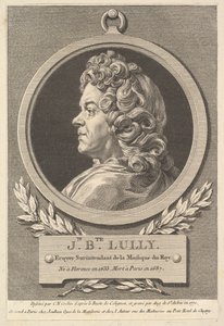 ジャン＝バティスト・ルリーの肖像、1770年。 作： Augustin de Saint Aubin