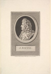 ジャン・ラシーヌの肖像、1800年。 作： Augustin de Saint Aubin