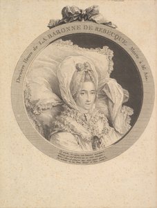 ラバロンヌドレベックの肖像、1780年。 作： Augustin de Saint Aubin