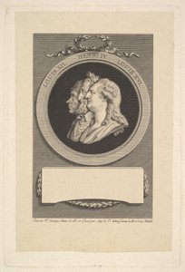 ルイ16世、アンリ4世、ルイ12世、1791年の肖像画。 作： Augustin de Saint Aubin