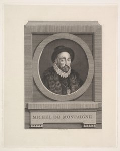ミシェル・ド・モンテーニュ1533-1592、1774の肖像。